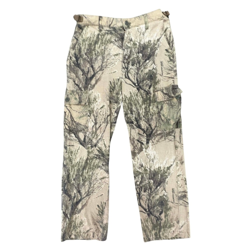 Cabela's‎ Open Country Camo Cargo Pants Mesh Lined Hunting Mens M EUC